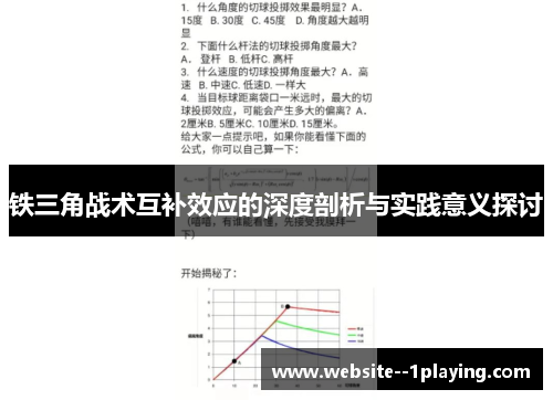 铁三角战术互补效应的深度剖析与实践意义探讨